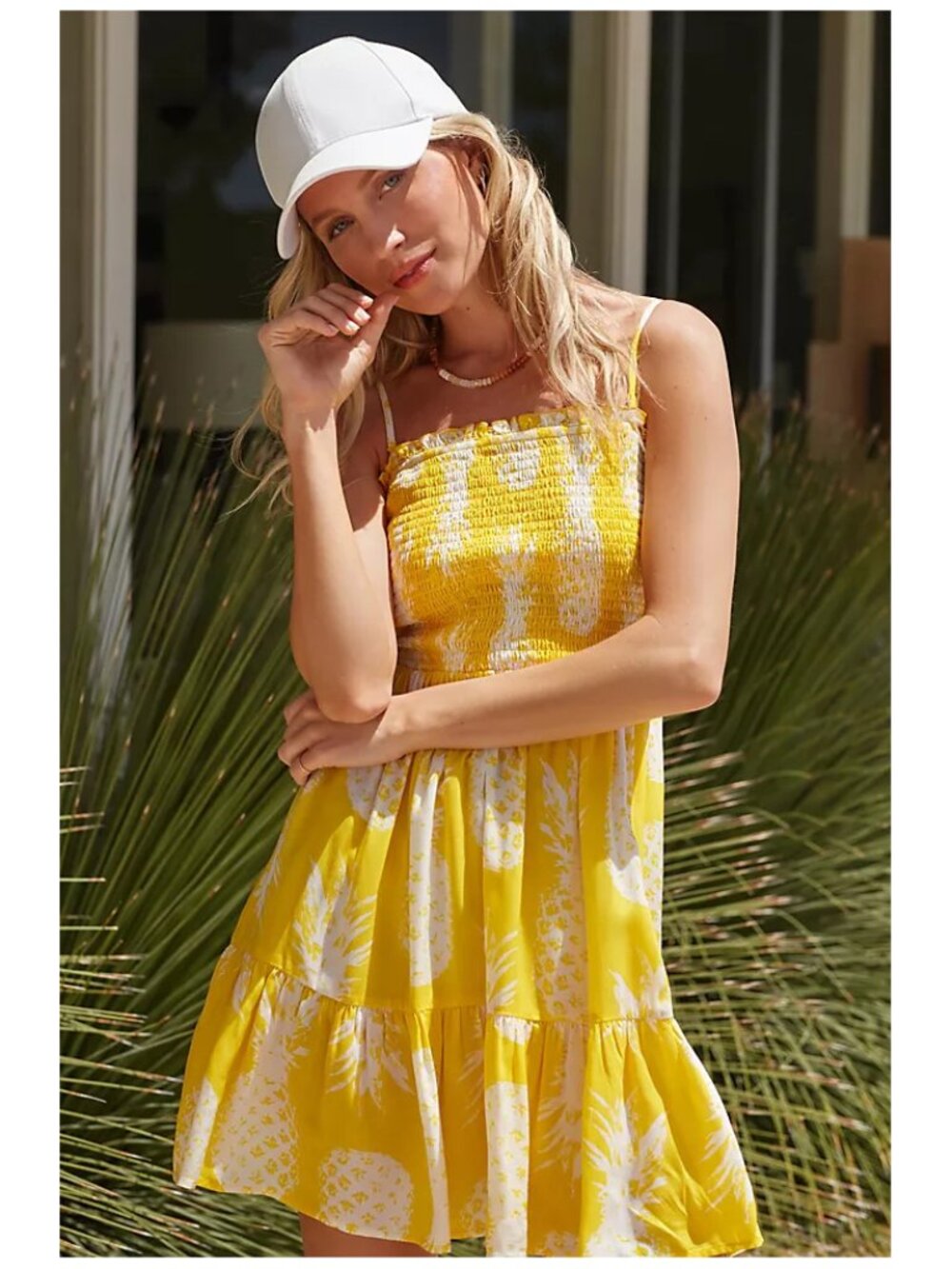 ANTHROPOLOGIE | Printed Smocked Mini Dress w/ Removable Straps | NWT